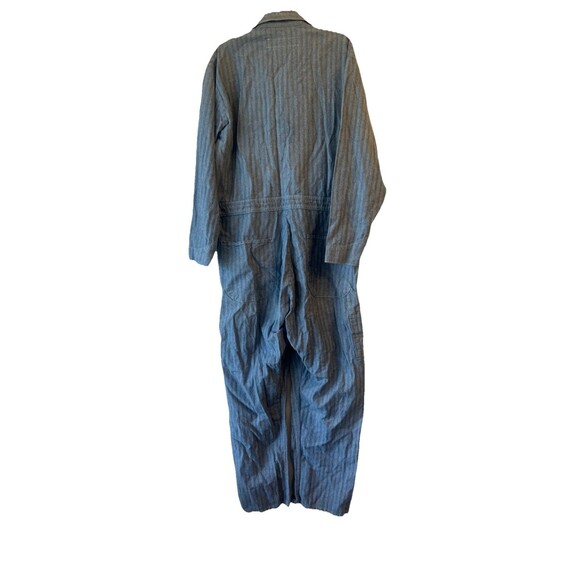 COVERALLS SIZE 46 RG Fisher Strip Red Kap USA 100% Cotton - Picture 6 of 11